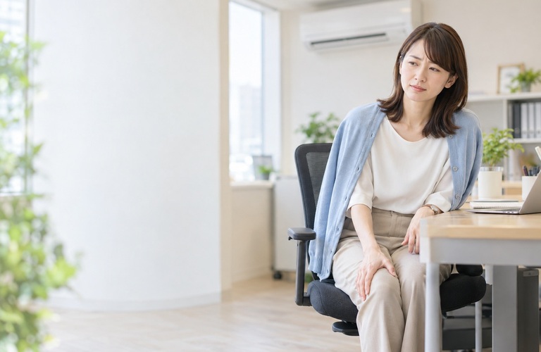 エアコンで膝が冷えて痛い？夏なのに膝が重だるい人の“冷え型膝痛”対策